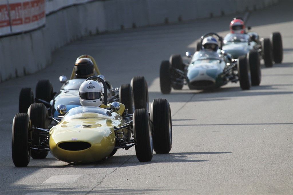 Fed tæt racing – lige som det skal være til et CHGP arrangement.
(Foto: Motorsporten.dk)